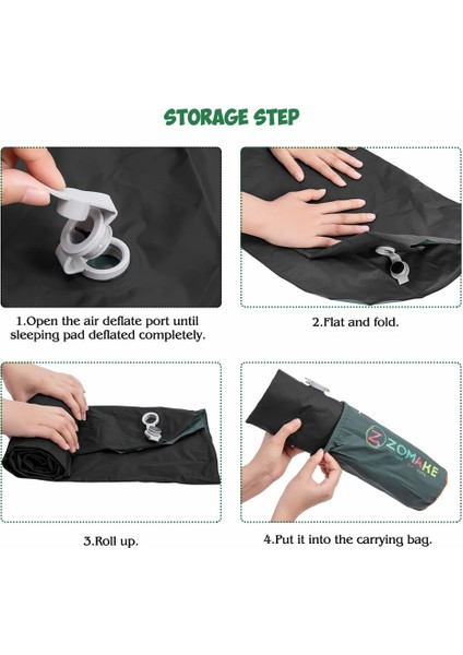 Mavi Hava Yastığı Stili Tek Koltuk Zomake Ultralight Uyku Pedi Hızlı Doldurma Hava Yastığı Kamp Uyku Yatağı Trekking Yürüyüş Kamp Yatağı Şişme Tek (Yurt Dışından) indirimleri