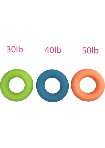 Turuncu Tarzı Fitness 30LB 40LB 50LB Mukavemet El Kavrama Kas Gücü Eğitimi Silikon Kolay Taşıyıcı El Sapları Fitness Silico Ring Egzersiz Aleti (Yurt Dışından) fırsatları