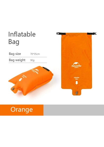 Orang Şişme Çanta Stili Naturehike Ultralight Kamp Şişme Mat Su Geçirmez Naylon Tpu Uyku Pedi Kalınlaşmak Naps Nem Geçirmez Yatak Yürüyüş Yatağı (Yurt Dışından)