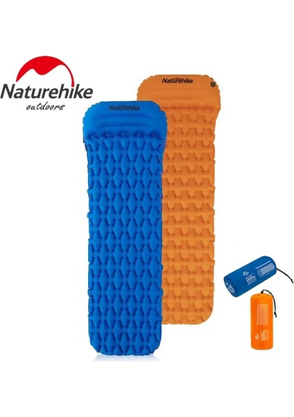 Turuncu Hava Yastığı Stili Naturehike Kamp Şişme Yatak Yatak Açık Hava Yatağı Ultra Hafif Katlanır Turizm Hava Mat Şişme Yatak Çift (Yurt Dışından) fırsatları