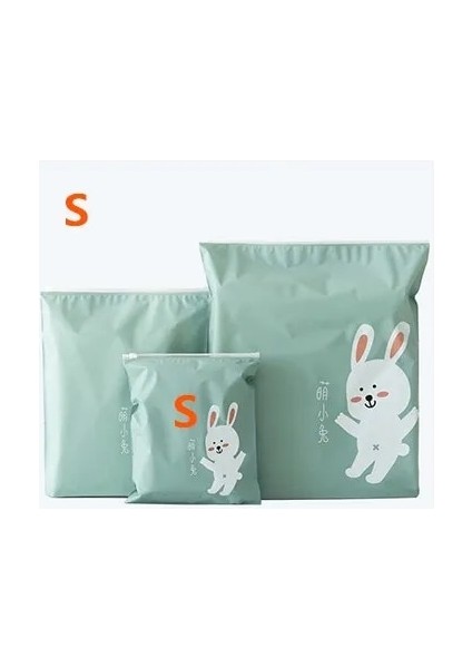 3s Tarzı 1 Adet Taşınabilir Su Geçirmez Karikatür Kozmetik Seyahat Çantası Bavul Ayakkabı Iç Çamaşırı Seyahat Saklama Çantası Giysileri Ambalaj Ipli Çanta (Yurt Dışından)