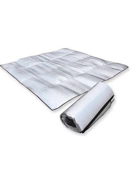 1.2MX2M Stili Su Geçirmez Alüminyum Folyo Eva Kamp Mat Katlanabilir Uyku Plaj Yatağı Açık Kamp Mat Pad 2 Boyut 1 ~ 1.2X2M (Yurt Dışından)