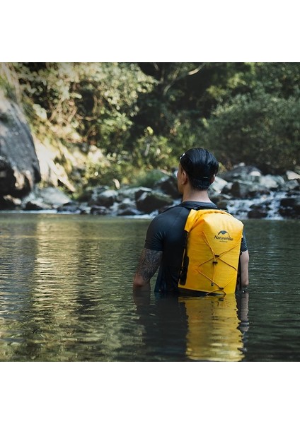 6l Siyah Stil Naturehike Dış Mekan Su Geçirmez Çanta Turizm Tek Omuz Eğik El Çantası Plaj Tatili Kuru ve Islak Ayırma Su Geçirmez Çanta (Yurt Dışından) modelleri