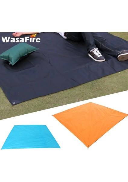 200X150CM Mavi Stil Açık Su Geçirmez Oxford Kumaş Kamp Tente Çadır Mat Plaj Mat Taşınabilir Cep Kamp Battaniye Zemin Mat Yatak (Yurt Dışından)
