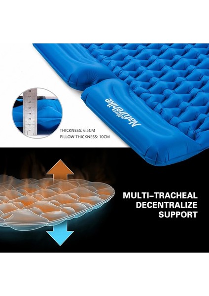 Orang Şişme Çanta Stili Naturehike Ultralight Kamp Şişme Mat Su Geçirmez Naylon Tpu Uyku Pedi Kalınlaşmak Naps Nem Geçirmez Yatak Yürüyüş Yatağı (Yurt Dışından) modelleri