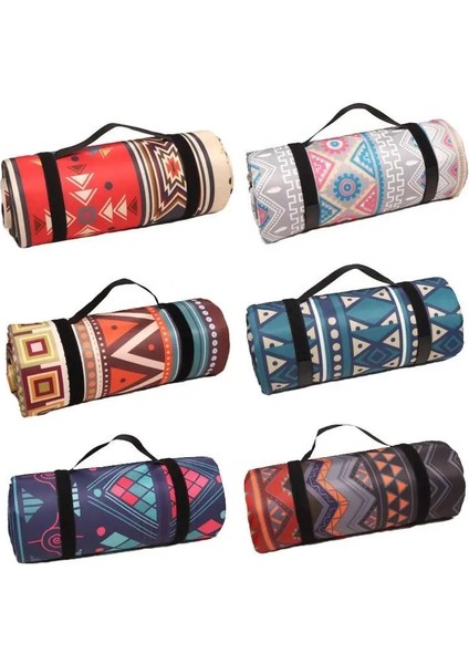 Yeşil Stil 150X150CM Katlanır Kamp Mat Açık Bea Ulus Tarzı Baskılı Kalınlaşmak Uyku Kamp Pad Mat Neme Dayanıklı Ekose Battaniye (Yurt Dışından) fiyatları