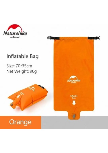 Chaoduo Shop Hava Yastığı-Turuncu Tarzı Naturehike Açık Taşınabilir Ultralight 600G Şişme Mat Seyahat Naylon Tpu Su Geçirmez Kamp Minderi Yastık Pedi ile Rahat (Yurt Dışından)