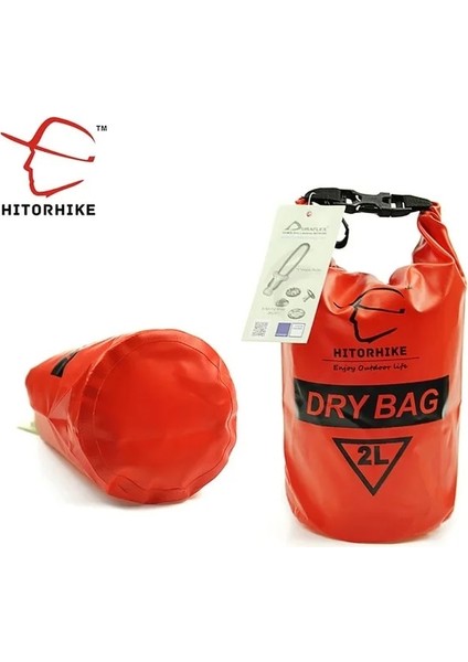 Kırmızı Stil Hitorhike Su Geçirmez Çanta 2l Seyahat Hafif Kuru Çanta Kese Kamp Tekne Kayık Rafting Kano Yüzme Çantası Şeyler Hava Yastığı (Yurt Dışından)