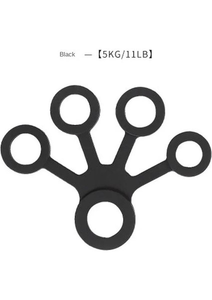 Gri Stil 3 Seviye Parmak Tutucu Kuvvet Antrenörü Direnç Bandı El Kavrama Bilek Sedye Parmak Genişletici Egzersiz Direnç Bandı (Yurt Dışından)