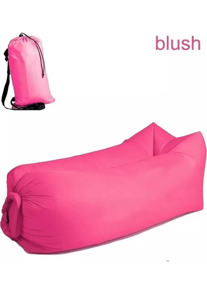 Gül Kırmızı Tarzı Kamp Şişme Yatak Kanepe Tembel Uyku Tulumu Açık Plaj Yüzme Kamp Seyahat Ekipmanları Için Taşınabilir Hava Yatağı (Yurt Dışından)