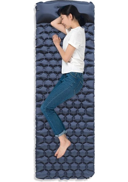 C Tarzı Açık Şişme Hava Yatağı Ultra Hafif Kamp Mat Yürüyüş Hava Plaj Minderi Taşınabilir Uyku Mat Nem Geçirmez Su Geçirmez Ped (Yurt Dışından) indirimleri