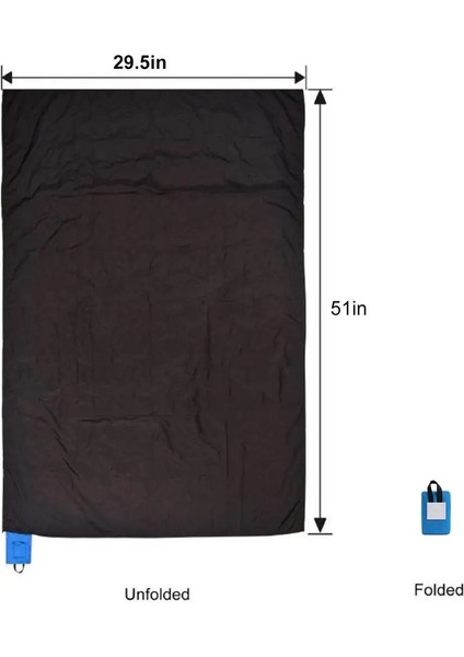 75X130CM Mavi Stil cm Kamp Mat, Taşınabilir Cep Battaniyesi Su Geçirmez Plaj Mat Seyahat Yürüyüş Dinlenme Için Açık Yastık (Yurt Dışından) fırsatları