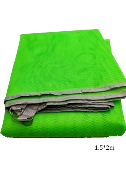 Yeşil Stil 1.5X2M Yeni Katlanabilir Kamp Mat Ultralight Su Geçirmez Çadır Tarp Polyester Mat Battaniye Kamp Yürüyüş Için Kanopiler (Yurt Dışından)
