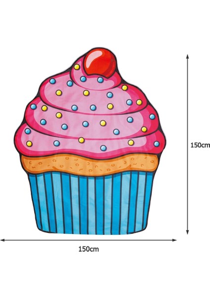 No.9 Tarzı Polyeater Plaj Paspasları Goblen cm Hamburger Meyve Baskı Mat Plaj Battaniyesi Açık Yürüyüş Seyahat Kamp Mat Için (Yurt Dışından)
