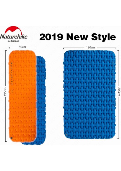 Turuncu Hava Yastığı Sadece Stil Naturehike Mat Açık Kamp Şişme Yatak Ultralight Hava Yatağı Taşınabilir Çadır Uyku Pedi Kamp Neme Dayanıklı Ped (Yurt Dışından) fiyatları