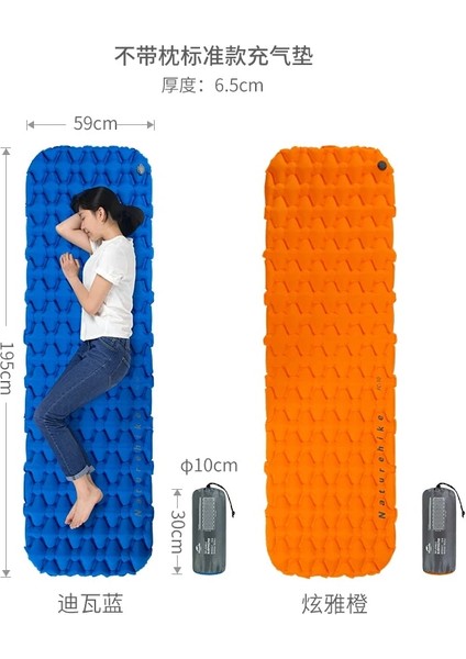 Turuncu Hava Yastığı Sadece Stil Naturehike Mat Açık Kamp Şişme Yatak Ultralight Hava Yatağı Taşınabilir Çadır Uyku Pedi Kamp Neme Dayanıklı Ped (Yurt Dışından) fırsatları