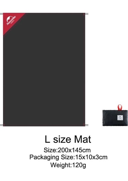 200X145CM Stili Naturehike Dış Mekan Paspas Çok Işlevli Ultra Hafif Taşınabilir Su Geçirmez Battaniye Kamp Minderi Çadır Yatak Yürüyüş (Yurt Dışından)