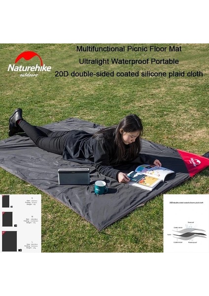 200X145CM Stili Naturehike Dış Mekan Paspas Çok Işlevli Ultra Hafif Taşınabilir Su Geçirmez Battaniye Kamp Minderi Çadır Yatak Yürüyüş (Yurt Dışından) indirimleri