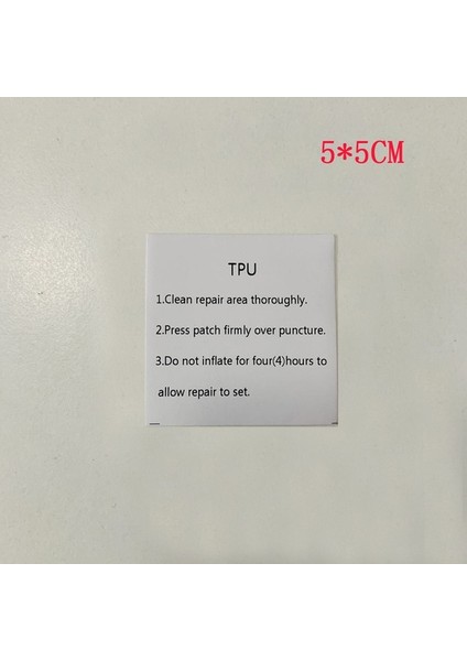 1 Adet 5X5CM Tarzı Tpu Onarım Yama Yüzme Havuzu Şişme Oyuncak Tamir Bandı Temizle Yüzme Halkası Hava Botları Yapıştırıcılar Aksesuarları (Yurt Dışından)