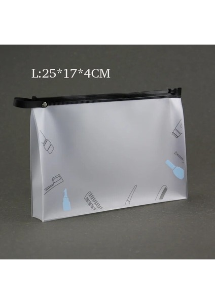 1 L Tarzı Kadın Temizle Yüzme Çantaları Pvc Saklama Torbaları Spor Seyahat Organizatör Kılıfı Su Geçirmez Banyo Yıkama Torbası (Yurt Dışından)