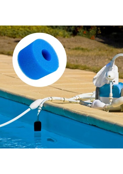 Mavi 30X90X102MM Stili Tip H Cleanin Değiştirme Için Yeniden Kullanılabilir Yıkanabilir Swimmin Havuz Filtresi Köpük Spone Cartride (Yurt Dışından) fırsatları