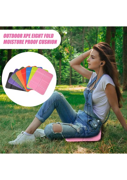 Açık Yeşil Tarzı Kamp Minderi Koltuk Katlanabilir Ultralight Xpe Köpük Oturma Pedleri Yürüyüş Seyahat Için Su Geçirmez Katlanır Taşınabilir Mat (Yurt Dışından)