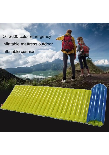 B Koltuk Minderi Stili Ultralight Tek Oyunculu Hava Acil Şişme Yatak Açık Yastık Tüp Kamp Plaj Neme Dayanıklı Sıcak Uyku Pedi (Yurt Dışından)