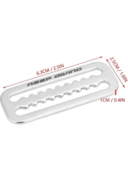 5 Stili Yazın Tutun Dalış Dalış Halkası Paslanmaz Çelik D-Halkası Slayt Toka Askı Kemer Kaleci Dalış Tüplü Slayt Toka Dalış Aksesuarı (Yurt Dışından)