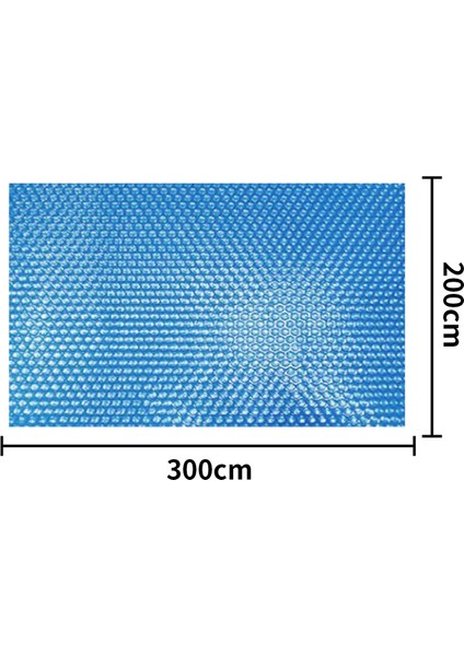 300X200CM Stili Havuz Güneş Tentesi Kalın Güneş Filmi Örtüsühavuz Örtüsü Güneş Örtüsü Yüzme Havuzu Koruma Örtüsü Isı Yalıtım Filmi (Yurt Dışından)