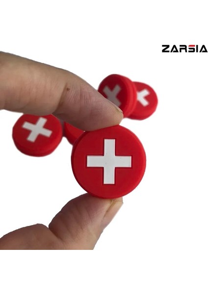 Isviçre 5 Adet Tarzı Bayrak Elemanı Tenis Raketi Amortisör Silikon Antivibrador Tenis Absorber Sismik Tenis Titreşim Sönümleyici Tenis (Yurt Dışından)