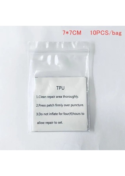 10 Adet 7X7CM Tarzı Tpu Onarım Yama Yüzme Havuzu Şişme Oyuncak Tamir Bandı Temizle Yüzme Halkası Hava Botları Yapıştırıcılar Aksesuarları (Yurt Dışından)