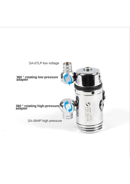 Sa-07 Lp Hortum Stili Için Dalış Regülatörü Uyarlama Derecesi Döndürme Konnektörü 1. Bağlantı 2. Düşük Yüksek Basınçlı Tüplü Hortum Adaptörü Dalış Aksesuarları (Yurt Dışından) fiyatları