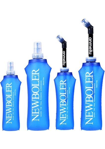 2l ve 500ML B Stili Folding Collapsible Water Bottle 250ML 500ML Soft Flask Tpu Free For Running Hydration Pack Waist Bag Vest SD09 SD10 (Yurt Dışından) fırsatları