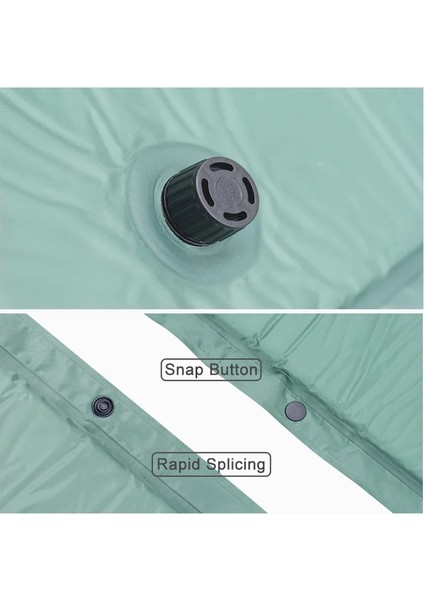 Koyu Mavi 2.5cm Tarzı Otomatik Şişme Yatak Açık Kamp Mat Hava Yastığı ile Seyahat Kamp Battaniyesi Ped Çadır Hava Yatakları Paspaslar Katlanır Yatak (Yurt Dışından) indirimleri