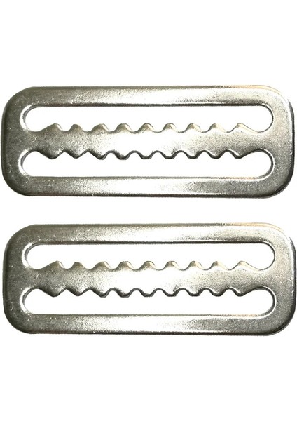 Type4 2pc Stili 2 "paslanmaz Çelik Tüplü Dalış Ağırlık Kemeri Slayt Bekçisi D Halkası Dokuma Koşum Kemeri Tutucu Stoper Serbest Dalış Bcd Aksesuarları (Yurt Dışından)