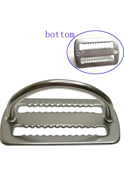 Type4 2pc Stili 2 "paslanmaz Çelik Tüplü Dalış Ağırlık Kemeri Slayt Bekçisi D Halkası Dokuma Koşum Kemeri Tutucu Stoper Serbest Dalış Bcd Aksesuarları (Yurt Dışından) fırsatları