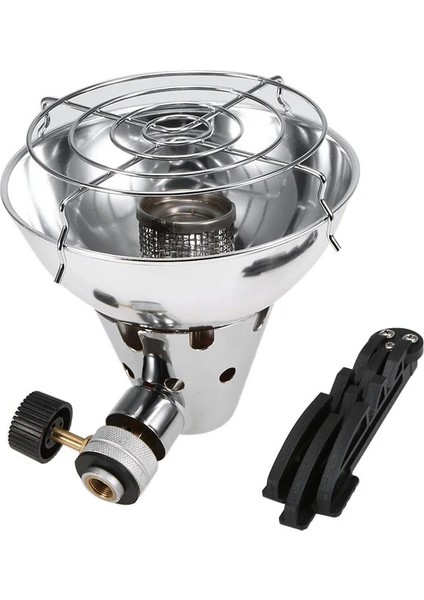 Piezo Ateşleme Stili Yok Açık Taşınabilir Piezo Ateşleme Gazlı Isıtıcı Kış Isıtıcı Isıtma Bütan Gaz Sobası Kamp Yürüyüş Brülör Alüminyum Alaşım (Yurt Dışından)
