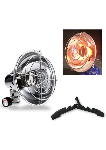 Piezo Ateşleme Stili Yok Açık Taşınabilir Piezo Ateşleme Gazlı Isıtıcı Kış Isıtıcı Isıtma Bütan Gaz Sobası Kamp Yürüyüş Brülör Alüminyum Alaşım (Yurt Dışından)