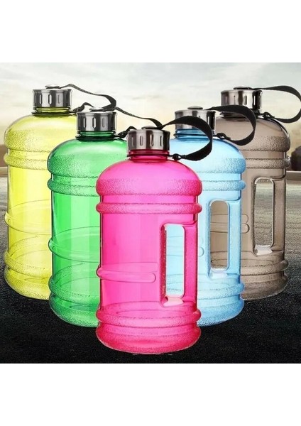 Pembe Tarzı 2.2l Büyük Kapasiteli Içecek Spor Su Şişesi Çalkalayıcı Açık Seyahat Sızdırmaz Açık Bisiklet Büyük Bardak Sürahi Tırmanma (Yurt Dışından) fırsatları