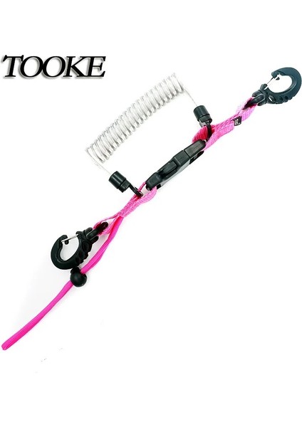 Siyah ve Ssbb Stili Tüplü Dalış Snappy Helezon Yaylar Kamera Ipi Spiral Sualtı Konut El Feneri Torch Için Halka Dalış ile (Yurt Dışından) fırsatları