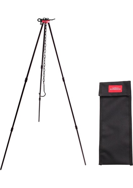 Siyah Stil Ookware Tripod Alüminyum Alaşımlı Asılı Tencere Açık Kamp Kamp Tencere Taşınabilir Yürüyüş Aksesuarları (Yurt Dışından) fiyatları