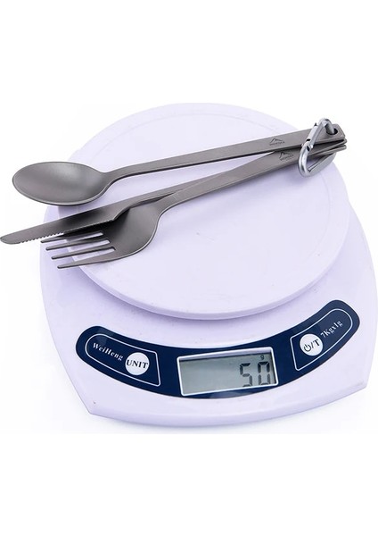 Widesea Titanyum Kaşık Çatal Bıçak Seti 50G Kamp Sofra Ultralight Seyahat Turist Açık Tencere Dişli Ekipmanları (Yurt Dışından) fiyatları