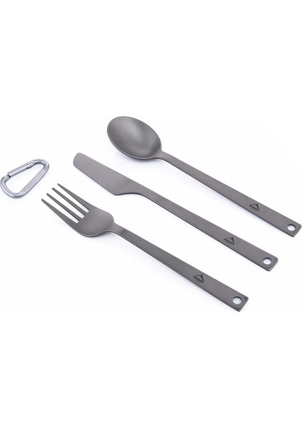 Widesea Titanyum Kaşık Çatal Bıçak Seti 50G Kamp Sofra Ultralight Seyahat Turist Açık Tencere Dişli Ekipmanları (Yurt Dışından) modelleri