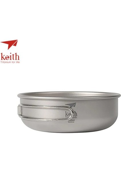 300ML TI5323 Stili Keith Kamp Titanyum Kaseler Titanyum Katlanır Kulplu Katlanır Kaseler Tencere Sofra Takımı Çatal TITI5326 (Yurt Dışından) fırsatları