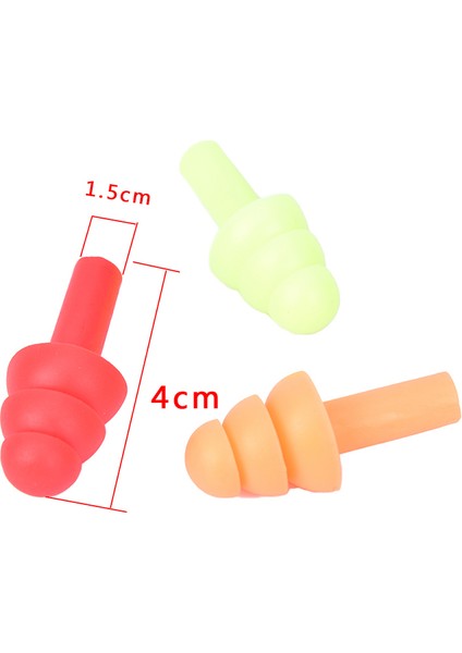 Beyaz Stil Gürültü Azaltma Silikon Yumuşak Kulak Tıkaçları Yüzmede Silikon Kulak Tıkaçları Uyku Konforu Için Koruyucu Kulak Tıkaçları (Yurt Dışından)