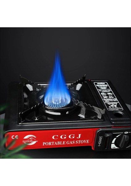 Chaoduo Shop A1 Stili Taşınabilir Bütan Gaz Sobası Iyi Isı Dağılımı Güçlü Ateş Gücü Gaz Sobası Ev Rüzgar Geçirmez Cas Güveç Vahşi Barbekü (Yurt Dışından)