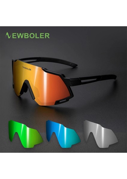 3 Lens Seti Mavi Stil Newboler 5 Lens Ultralight Spor Polarize Güneş Gözlüğü Bisiklet Bisiklet Gözlük Erkekler Kadınlar UV400 Gözlük Bisiklet Sürme Sürüş Için (Yurt Dışından) indirimleri