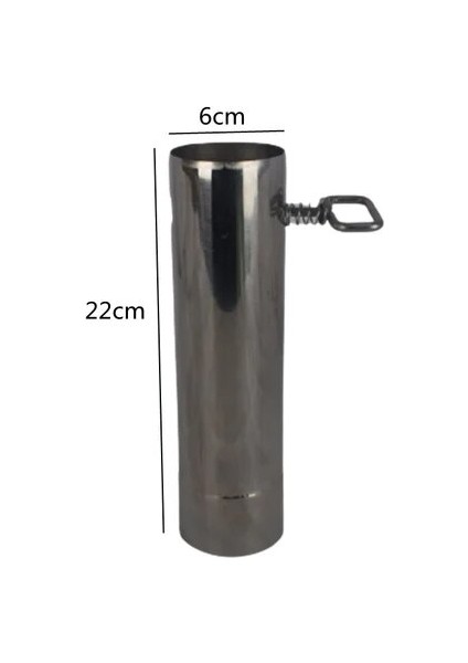 Amortisör Stili Kamp Çadırı Odun Sobası Aksesuarları Taşınabilir Ultra Hafif Odun Sobası Baca Boruları Yürüyüş Pişirme Odun Sobası Aksesuarı (Yurt Dışından)