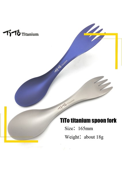 Parlak Altın Tarzı Tito Titanyum Spork Kaşık Ultralight Tencere Taşınabilir Açık Kamp Aksesuarları Yürüyüş Seyahat Sofra Için (Yurt Dışından) fiyatları