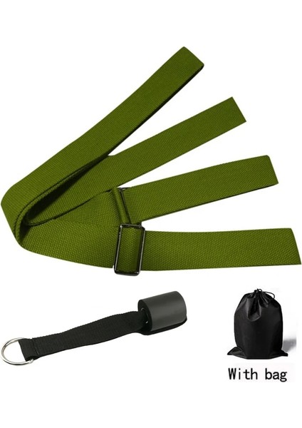 Yeşil Stil 3m Kapı Esnekliği Germe Yoga Streç Askı Bacak Sedye Askı D-Halka Kemer Dans Jimnastik Direnç Fitness Salonu Bantları (Yurt Dışından)